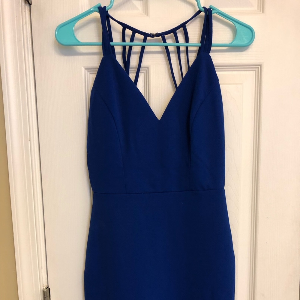 Royal blue homecoming dress